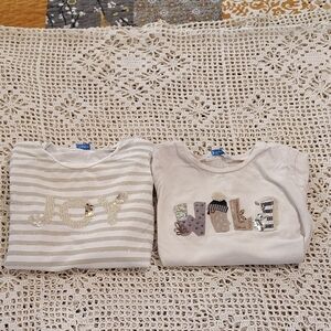 Mayoral Bundle Lot Tops Girls Size 5 & 6 Joy & Wild